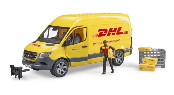 Nákladní auto Mercedes MB Sprinter DHL s řidičem – Bruder 2671
