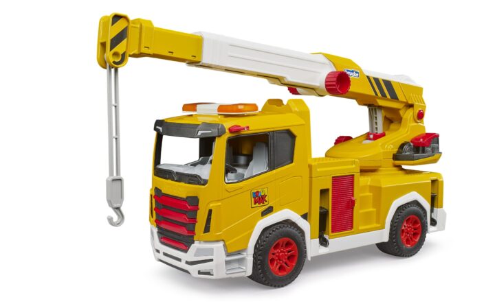 Nákladní žlutý jeřáb Roadmax – Bruder 3471